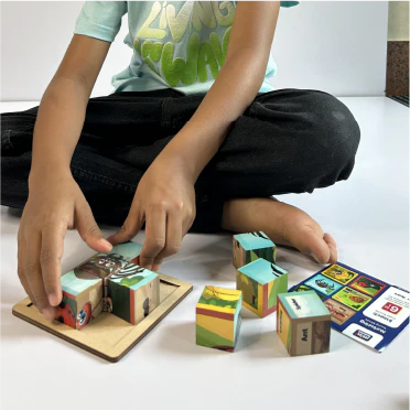 Montessori Animal Puzzle Pack | Set of 12 | Boost Motor Skills