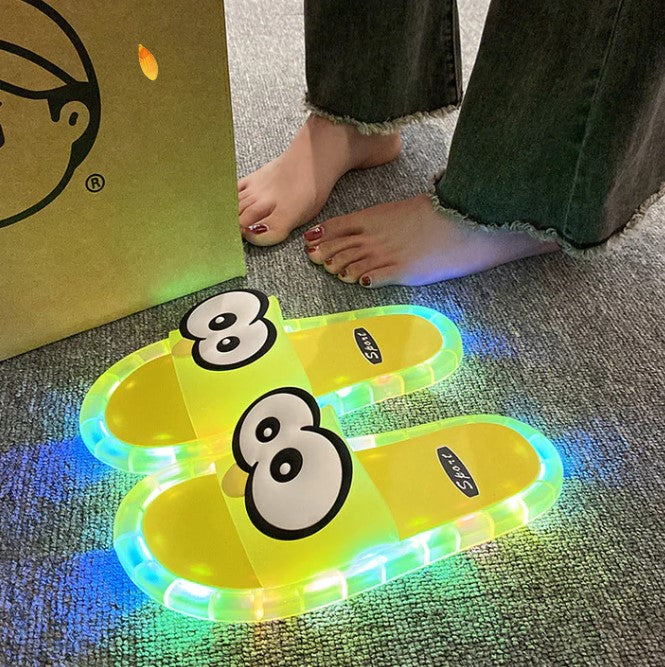LED Light-Up Slippers Soft Comfortable Cute & Eye-catching