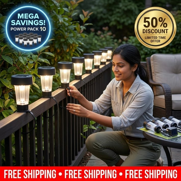 Waterproof Outdoor Solar String Lights | Perfect For Monsoon