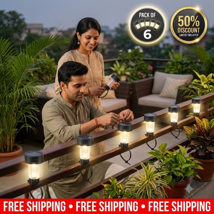 Waterproof Outdoor Solar String Lights | Perfect For Monsoon