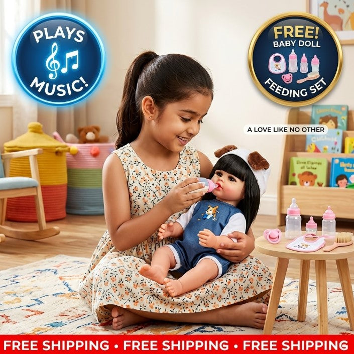 Realistic Face Movement Girl Doll