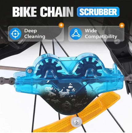 Bike Chain Scrubber | FREE Cleaning Set + Brush