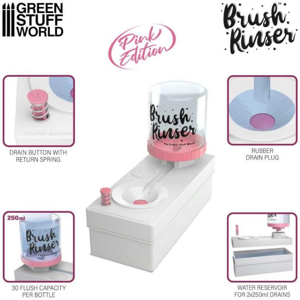 Amazing Painting Station - With Brush Rinser & 20 Pcs Brush Set