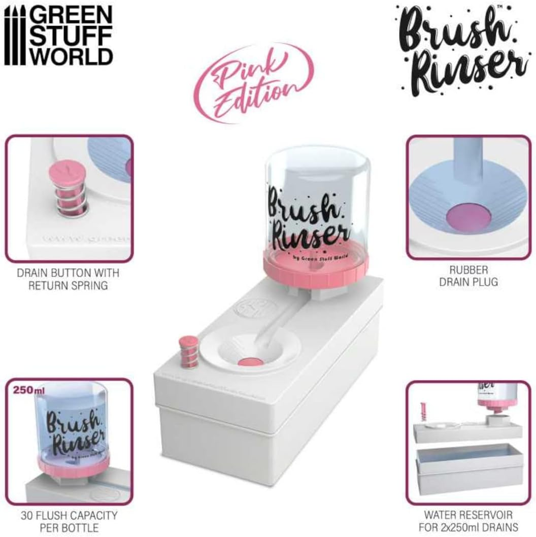 Amazing Painting Station - With Brush Rinser & 20 Pcs Brush Set