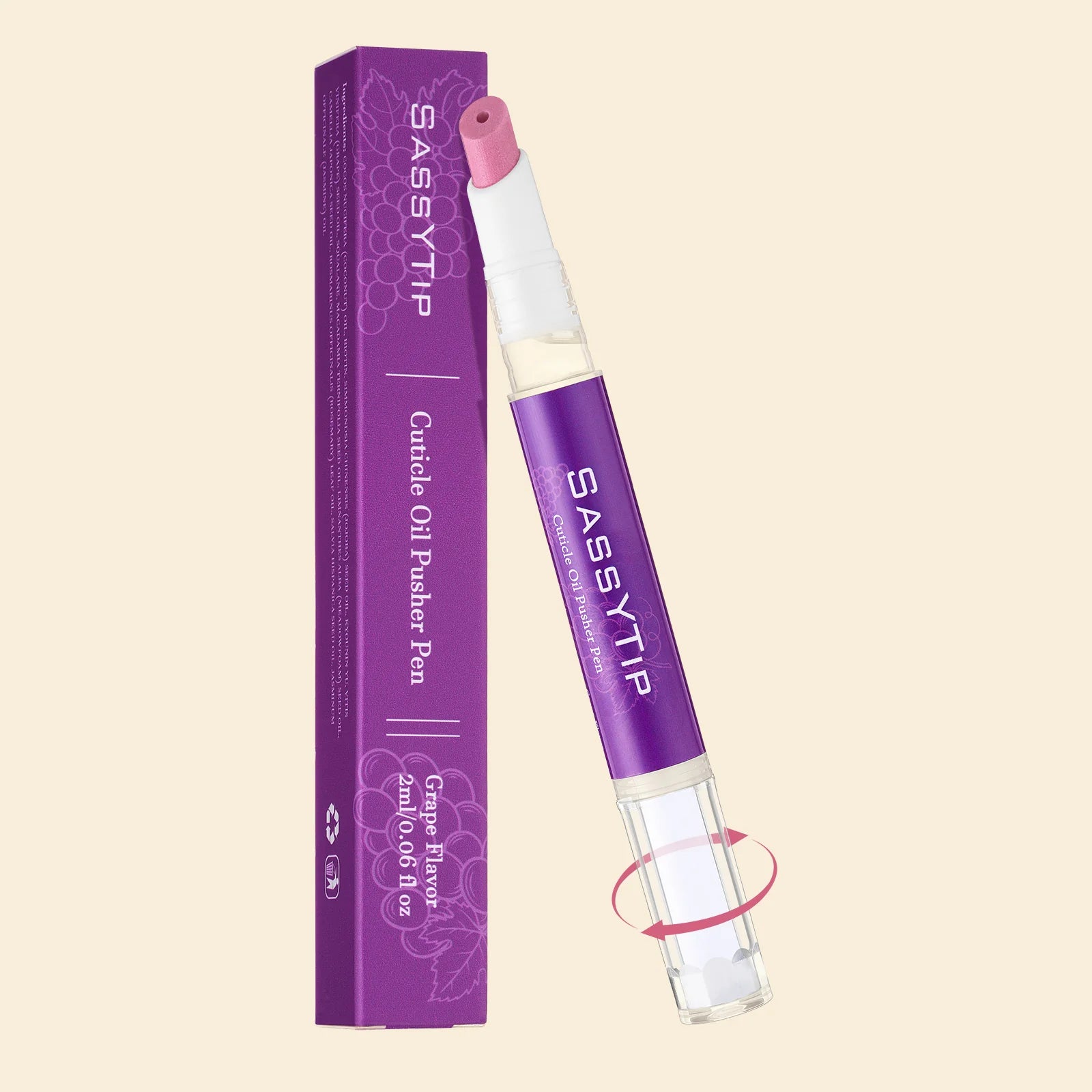 Cuticle Pusher & Oil Pen | Nail Care | Moisturize & Brighten Nails