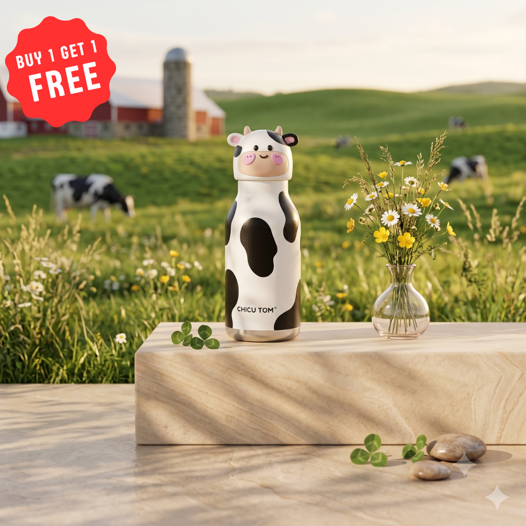 Animal Sipper Bottle | Stainless Steel | 480mL |  Buy 1 Get 1 FREE