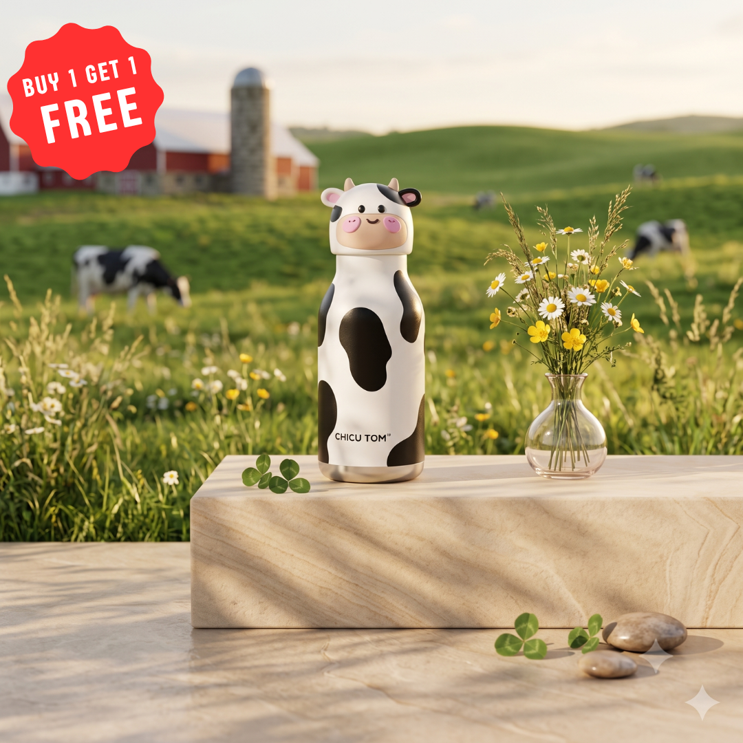 Animal Sipper Bottle | Stainless Steel | 480mL |  Buy 1 Get 1 FREE