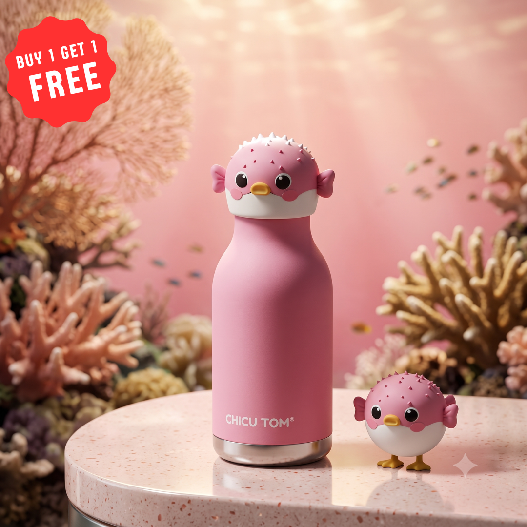 Animal Sipper Bottle | Stainless Steel | 480mL |  Buy 1 Get 1 FREE