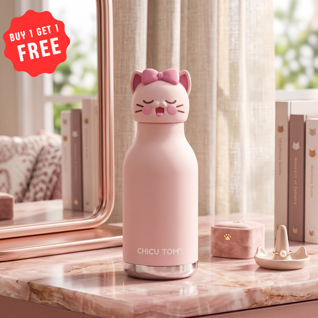 Animal Sipper Bottle | Stainless Steel | 480mL |  Buy 1 Get 1 FREE