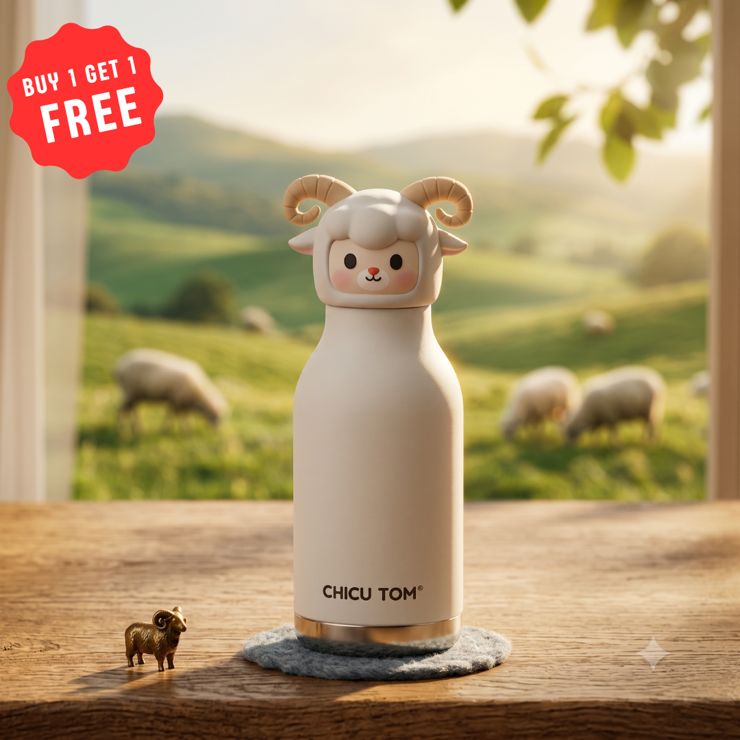 Animal Sipper Bottle | Stainless Steel | 480mL |  Buy 1 Get 1 FREE