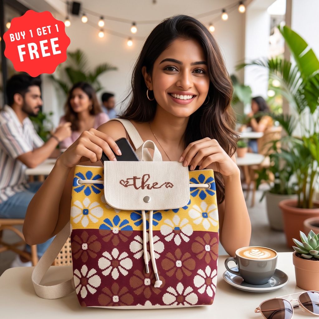 Korean Drawstring Sling Bag | Buy 1 Get 1 FREE