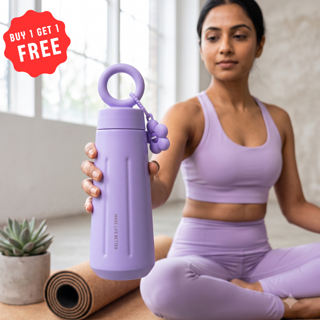 Flower Insulated Bottle - 500 ML | Buy 1 Get 1 FREE