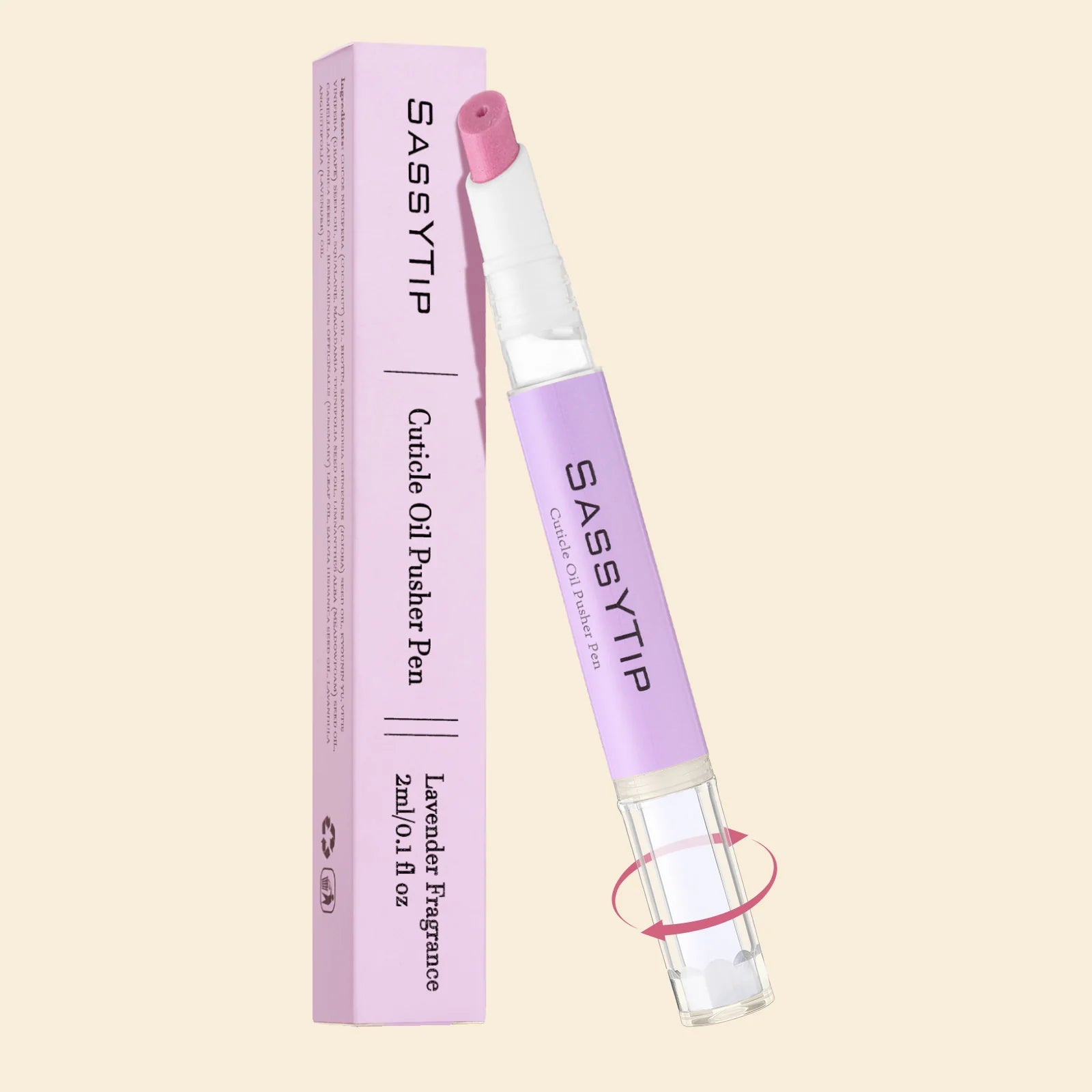 Cuticle Pusher & Oil Pen | Nail Care | Moisturize & Brighten Nails