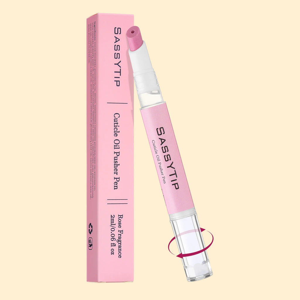 Cuticle Pusher & Oil Pen | Nail Care | Moisturize & Brighten Nails